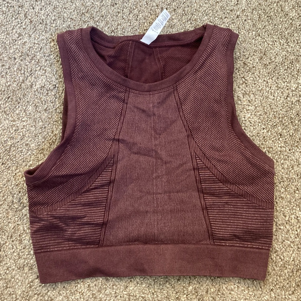 Aerie Burgundy Sports Bra